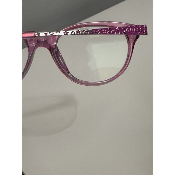 GUESS GU9185 081 Crystal Pink Kids Optical Eyeglasses 49-15-130 FRAMES ONLY - Picture 2 of 9